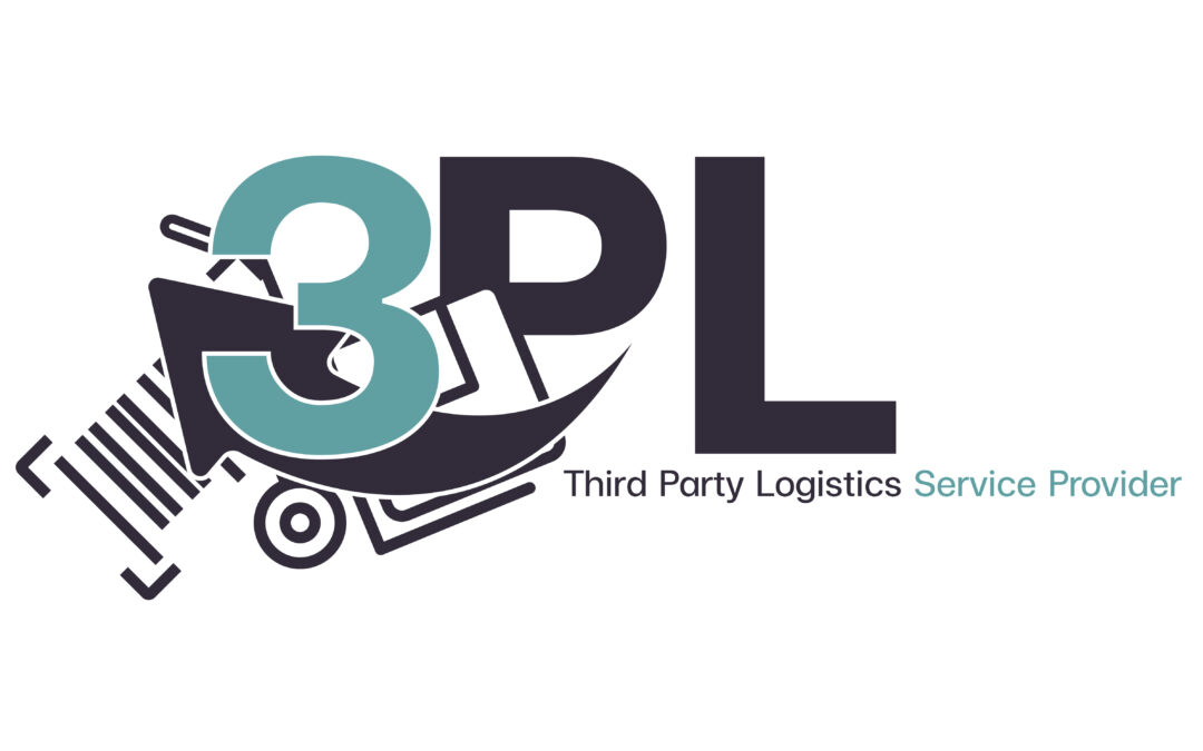 3PL - Third Party Logistics concept using number and letters