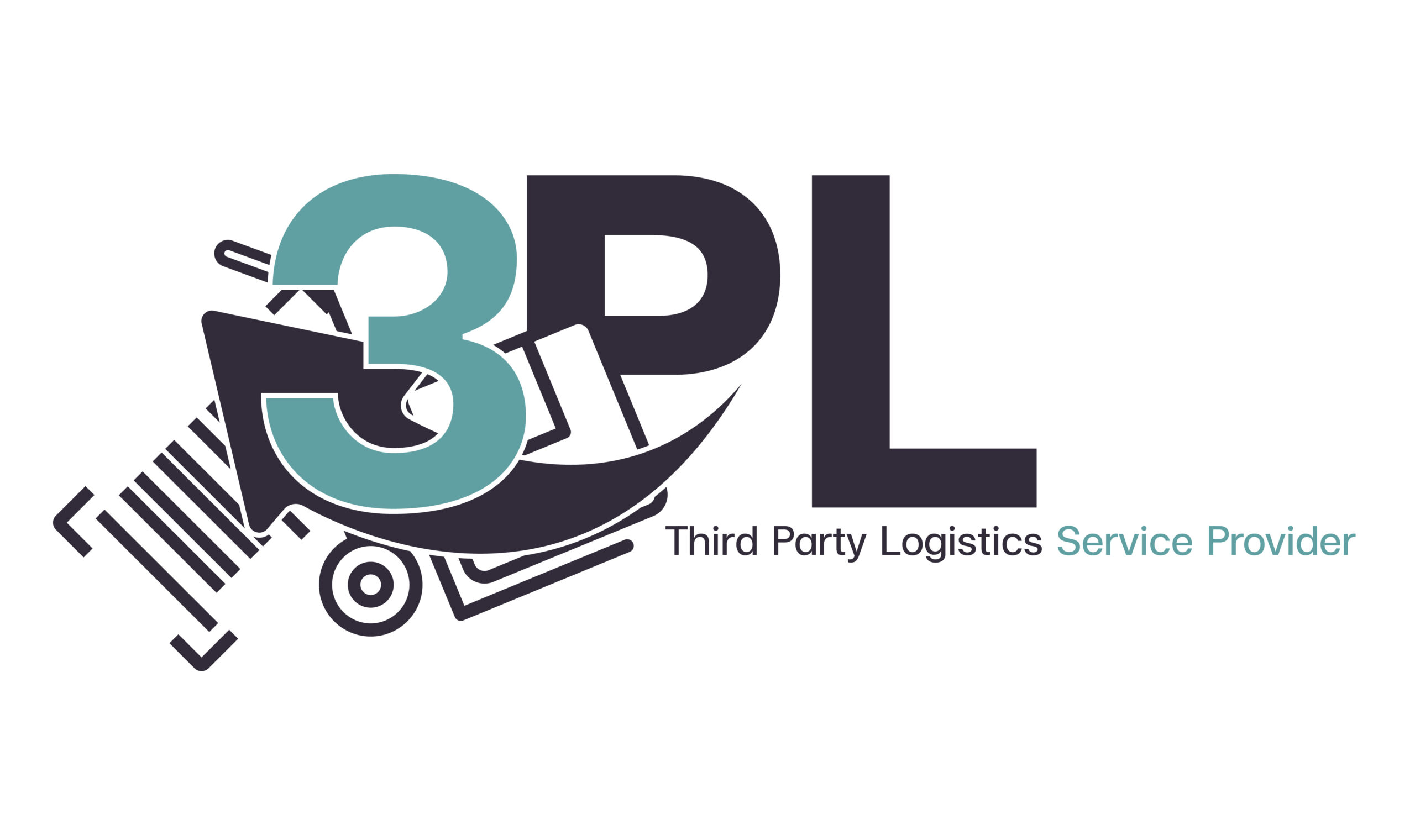 3PL - Third Party Logistics concept using number and letters